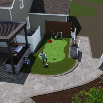 West Chester, PA Putting Greens Installation
